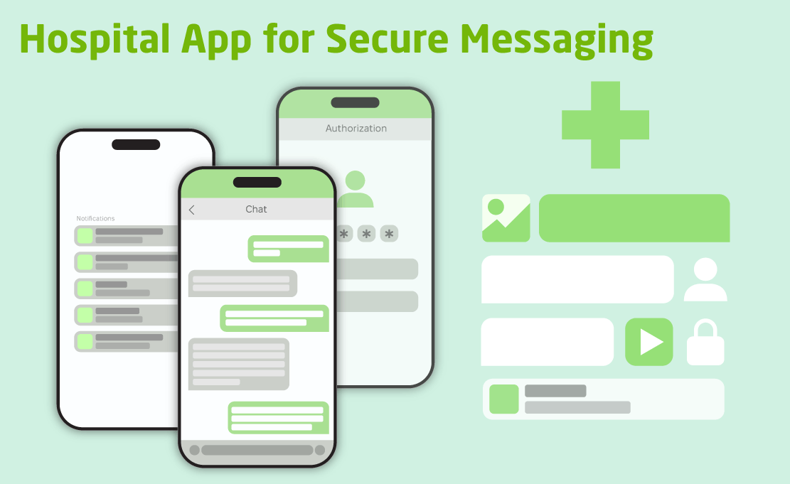 Hospital App for Secure Messaging