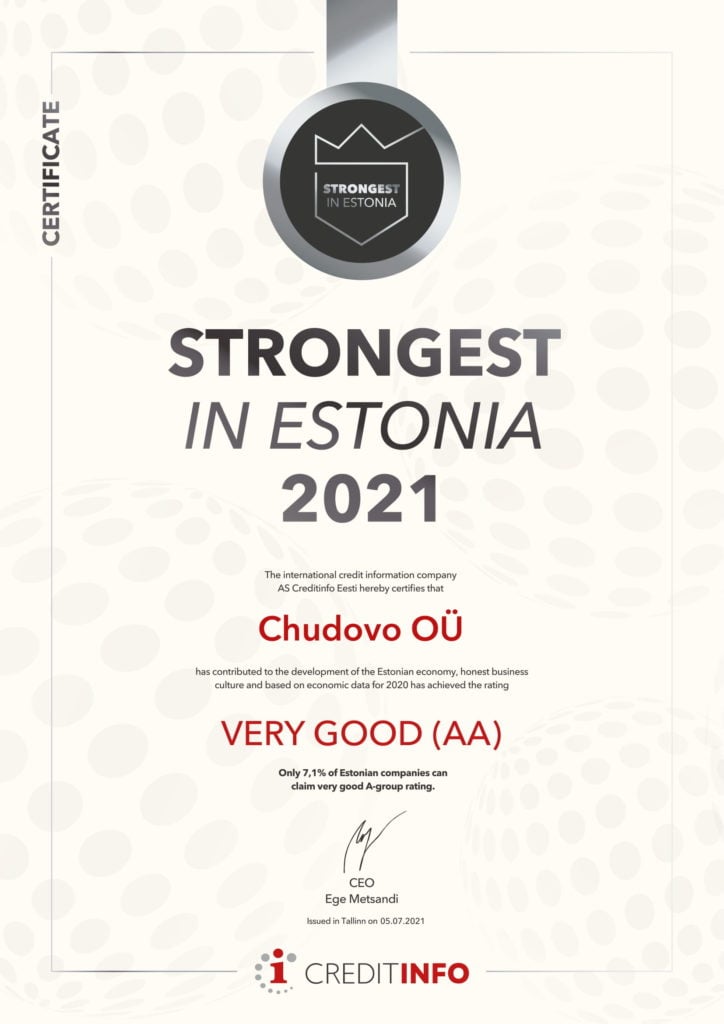 ‘Strongest in Estonia 2021’