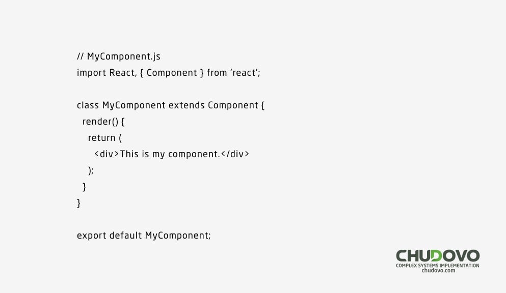 Class components in React can access the component State