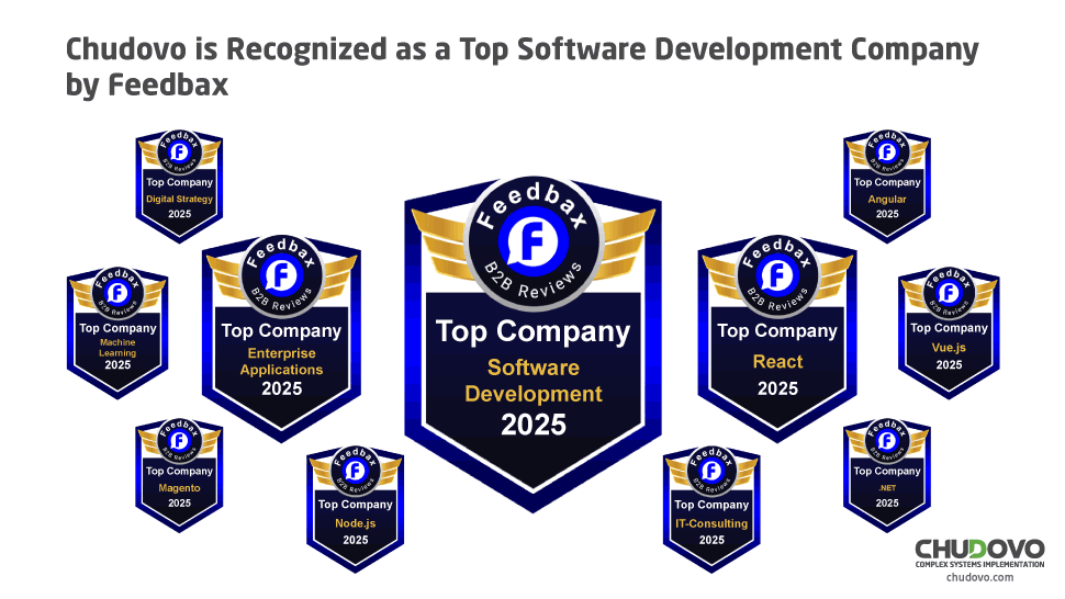 Chudovo is Recognized as a Top Software Development Company by Feedbax