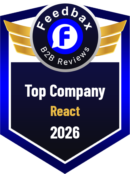 Top React Development Company 2026 by Feedbax