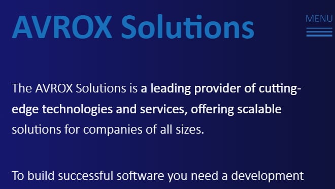 AVROX Solutions