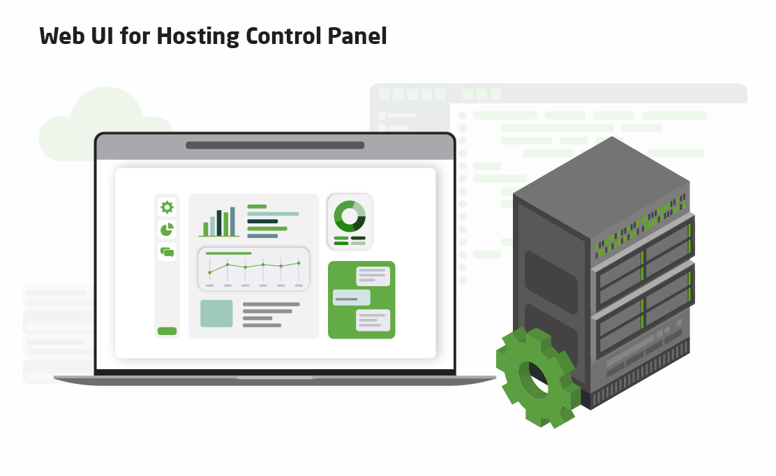 Web UI for Hosting Control Panel
