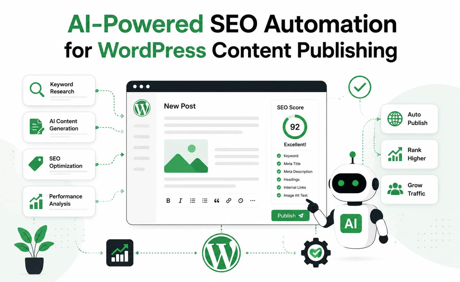 AI-Powered SEO Automation for WordPress Content Publishing